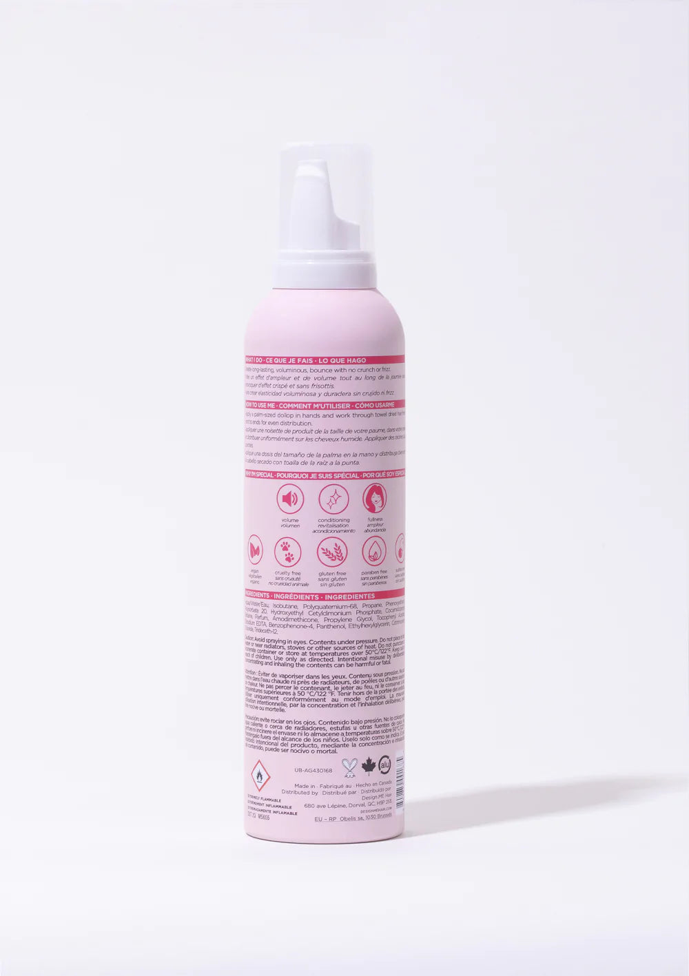 PUFF.ME • VOLUMIZING MOUSSE 250ml